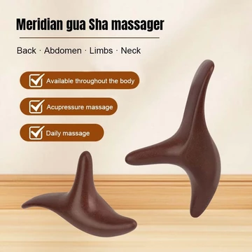 ❤️Love❤️Cây Dụng Cụ Bấm Huyệt Chim Én 3 cạnh bằng gỗ - Bấm Huyệt Ấn Huyệt Massage Toàn Thân Bàn Chân Cổ Vai Gáy