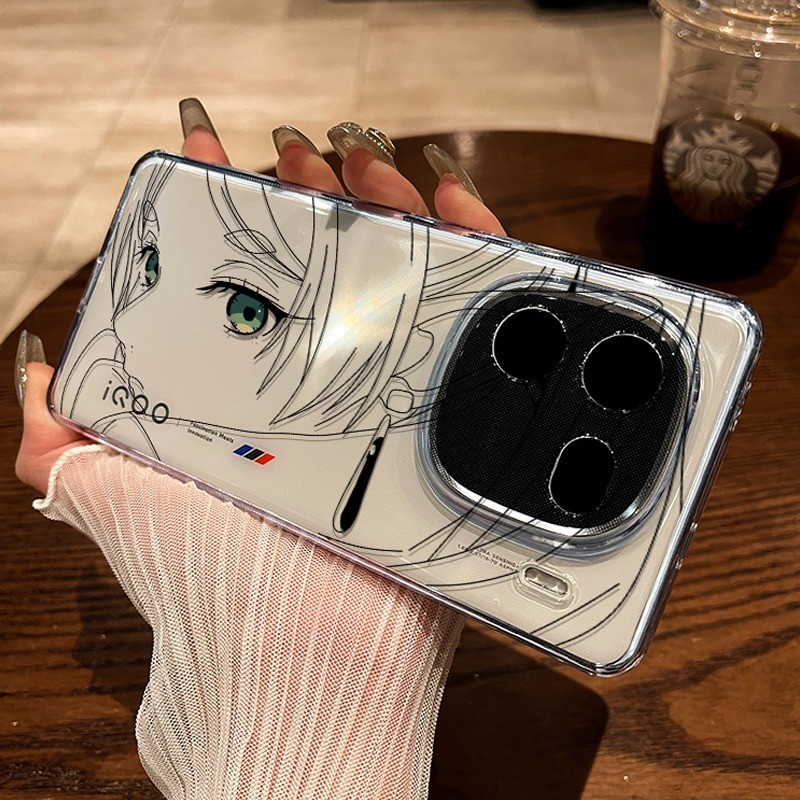 Dành cho IQOO 15 Ultra /15R/13/12/11 Z9 Z11 Turbo/Z10 Turbo Pro Neo 11 / Neo10 Z9X Z8X ‌Ốp Điện Thoại Anime Frieren Siêu Mỏng Mềm Trong Suốt TPU Bảo Vệ Camera Chống Sốc iQOO Cover