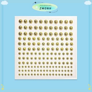 ZMONH Miếng Dán Giả Mũi Stud Tự Dính Kim Cương Giả Không Xuyên Mắt Tai Mặt Trang Sức Cơ Thể Cho Nữ Miếng Dán Pha Lê
