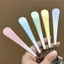 Muỗng tròn thép không gỉ cán dẹp nhiều màu loang 16.5cm