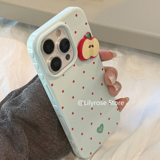 Ốp lưng iPhone 17ProMax 17Air 17Pro Apple iPhone Case 16ProMax 15ProMax 14ProMax 13ProMax 12 Chống rơi Chấm bi màu đỏ TPU Mềm Hồng Tím Vàng