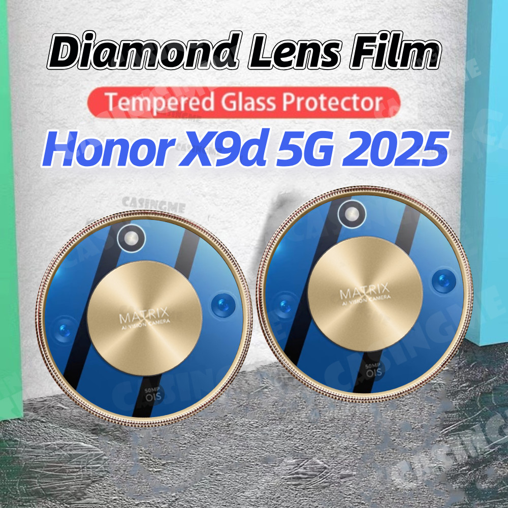 Honor X9d 5G 2025 3D Bảo vệ ống kính máy ảnh cho Honor X9d X9 X 9d HonorX9d X9c X 9 d X9d Smart 4G 5G 2025 Kính cường lực trong suốt Bảo vệ camera sau