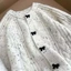 Áo len cardigan dài tay phối cúc nơ phong cách tiểu thư hàng QCCC XIMIMI SP387