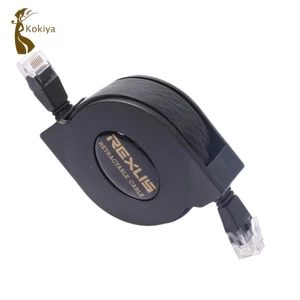 Cáp có thể thu vào kokiya Cat-6 Gigabit Ethernet cho bộ định tuyến Wifi Mạng LAN 1m