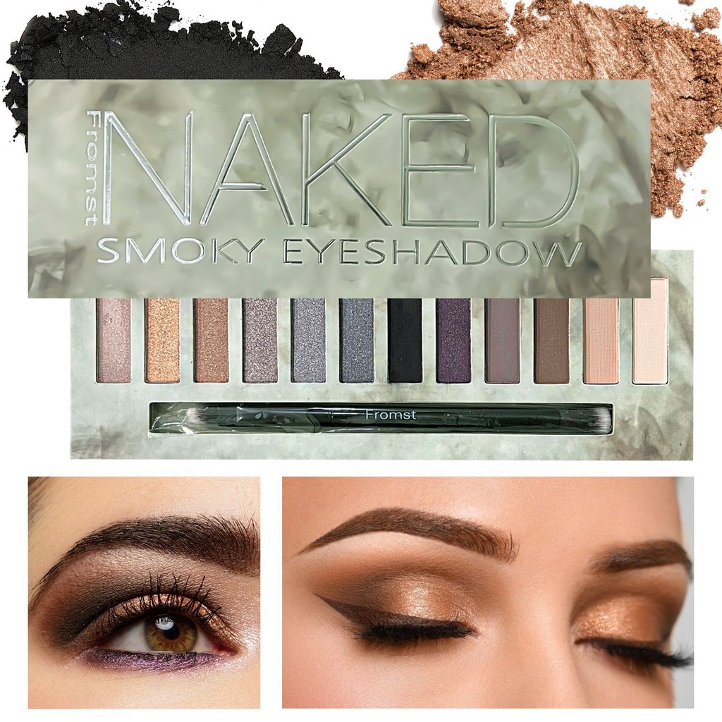 Bảng phấn mắt khói 12 màu Pearlescent Matte Earth Color