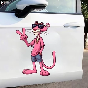 Nhãn dán thân xe Pink Panther Nhãn dán trang trí xe máy Khung gầm Nhãn dán chống nắng chống nước