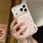 Nơ màu hồng thích hợp cho vỏ điện thoại di động iPhone17, vỏ bảo vệ Apple 16promax mới 15pro dành cho nữ 13 14 17pro 17promax 16pro 16 14promax 15 15promax.