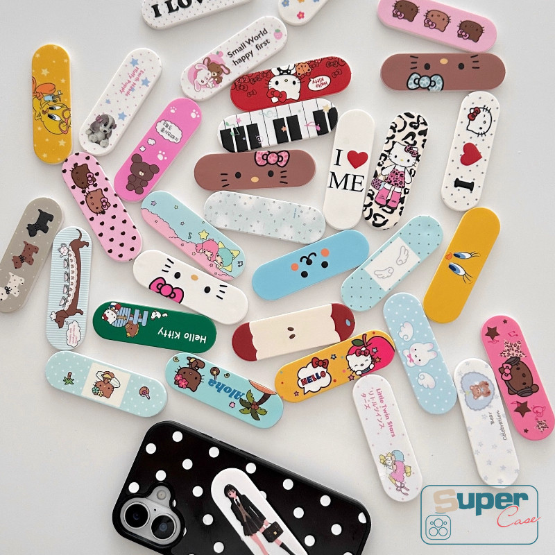 Hoạt Hình Ngọt Ngào Thời Trang Dễ Thương Hello Kitty Snoopy Puppy Mèo Chim Cánh Cụt Hoa Trái Tim Tình Yêu Chấm Bi Sọc Dây Trái Cây Hỗ Trợ Giá Đỡ