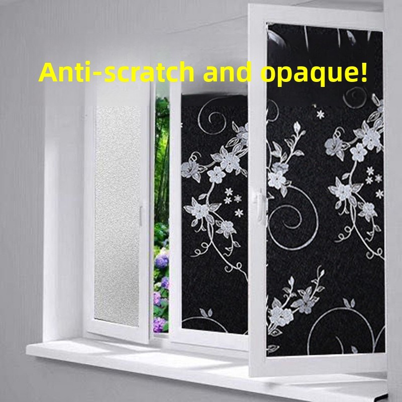 Tất Cả Màu Đen Bóng Kính Miếng Dán Che Nắng Opaque Ban Công Cửa Trượt Cửa Sổ Lưới Tản Nhiệt Cửa Sổ Chống Nắng Cách Nhiệt