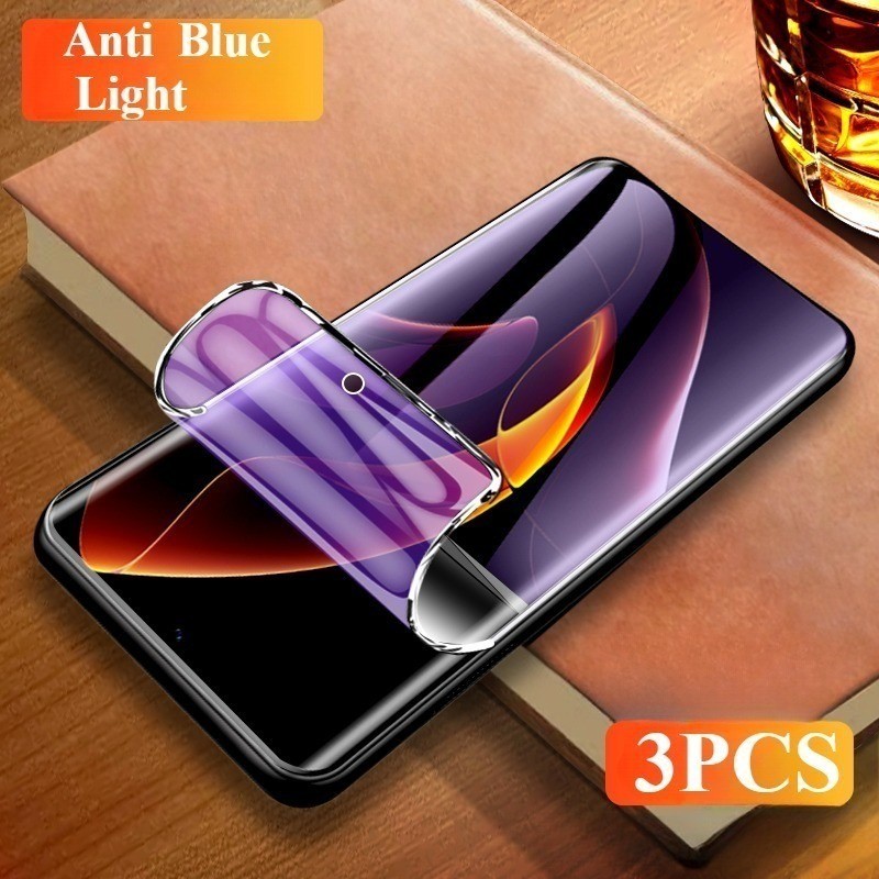 3 Phim Hydrogel Mềm HD Cho Redmi Y3 10X 10C 10 10A 9T 9 9i 9C 9A 8A 8 7 Pro Power Prime Plus Activ 2022 5G 4G Chống Gián Điệp Riêng Tư Và Chống Ánh Sáng Xanh Bảo Vệ Màn Hình Matte Film