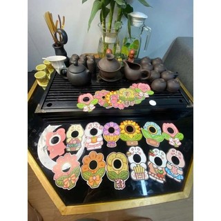 [Gía Sỉ] Set 100 thiệp cài kẹo mút,bút tặng quà 20/10 dễ thương -Thiệp gài kẹo mút hoạt hình cute bìa cứng ANGIHOME