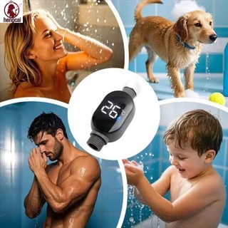 Vòi Nhiệt Kế Nước Nhiệt Kế Tắm Chính Xác Màn Hình LCD Chống Thấm Nước Màu Đen 0 ~ 99°C