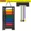 SNUGHOUSE Taekwondo Belt Display Stand, Di động có treo huy chương Gậy Karate Belt Display Stand, Túi treo nỉ nhẹ Túi lưu trữ Quà tặng