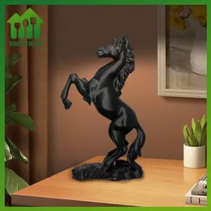 SWEET 3D In Hình Ngựa Tượng Pegasus Điêu Khắc Ngựa Năm Trang Trí Động Vật Hiện Đại Nghệ Thuật Trang Trí Biểu Tượng Thành Công Cho Gia Đình & Văn Phòng n