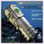 Đèn pin sạc siêu sáng mini 3 mắt JRP 1 bộ nhựa công suất cao LED