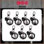 SQ11 7 Cái / bộ Móc Khóa BTS Acrylic THẾ GIỚI TOUR ARIRANG J-Hope Mặt Dây Chuyền Bền Cho Ba Lô Túi & Chìa Khóa
