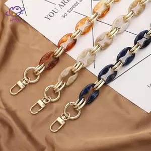 HFTOY Mới Túi Acrylic Dây Xích Túi Dây Đeo Túi Có Thể Tháo Rời Phụ Kiện Dây Xích Nữ Túi Ví Dây Xích Xương Cá ~