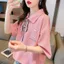 Lười Phong Cách Vách Ngăn Niche Bao Thịt Tay Ngắn Mùa Hè Phiên Bản Hàn Quốc Cao Cấp Rời Ngọt Tươi ins Phong Cách Mới POLO