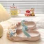 Dép xỏ ngón chân sửa đổi hình dạng dài không mệt mỏi Dép xỏ ngón hợp thời trang Giày eva lỗ ngôi sao dễ thương hợp thời trang