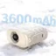 Quạt cầm tay cầm tay LACYESUK, Kẹp trên ô có thể sạc lại USB Quạt treo thắt lưng, Hoạt động yên tĩnh đa chức năng Quạt đẩy kẹp cầm tay Bàn làm việc