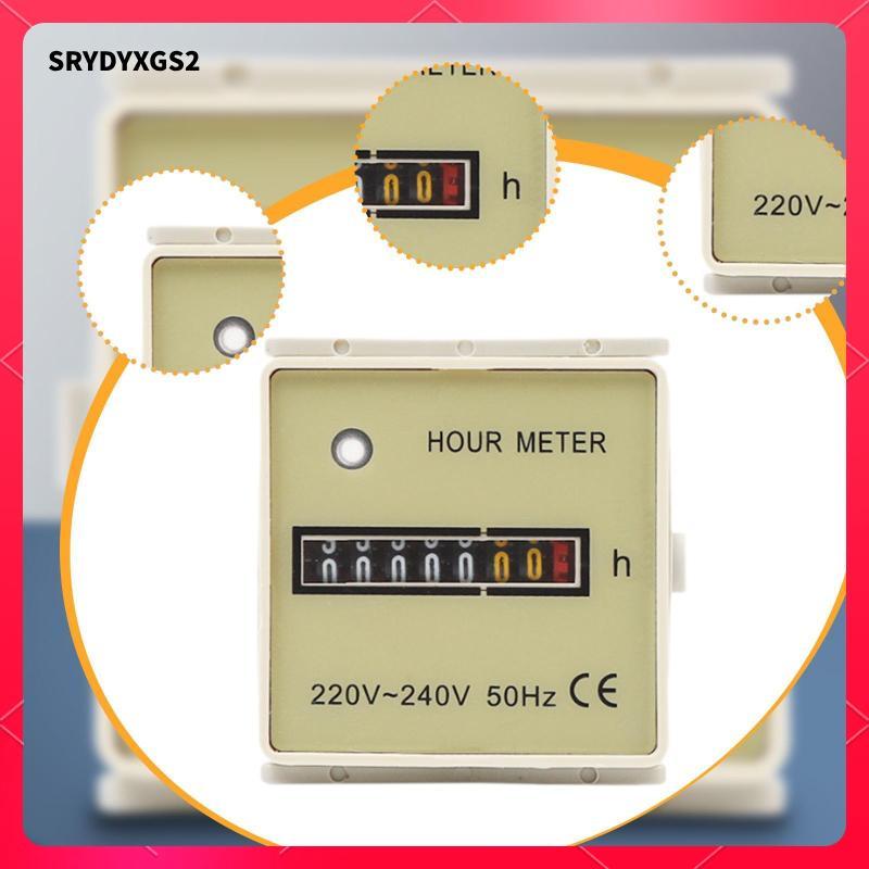 Đồng hồ đo giờ cơ Máy đếm giờ AC220-240V Thiết bị định giờ Chuyên nghiệp cho máy phát điện điều hòa Xe trượt tuyết