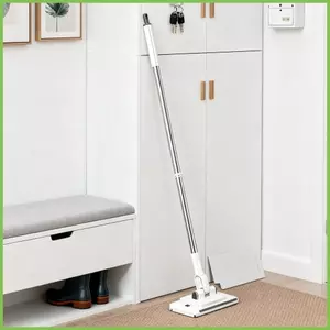 Kẹp Cây Lau Nhà Xoay 360 Độ Tay Cầm Lau Ướt Khô Không Chạm Kẹp Trên Cây Lau Cho Sợi Mặt gelhvn