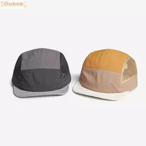 Mũ bóng chày lưới OUSXA, Mũ che nắng khô nhanh 5 bảng, Mũ chống nắng siêu mỏng có thể điều chỉnh cổ điển thoáng khí Unisex