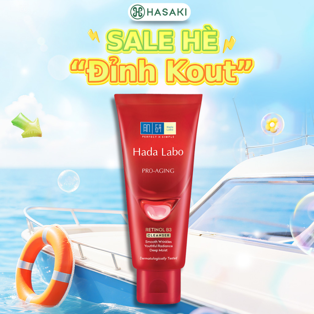 Kem Rửa Mặt Chống Lão Hóa Hada Labo Pro Anti-Aging 80g