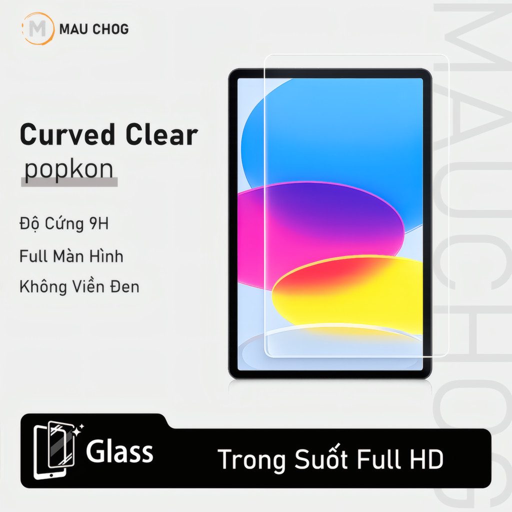 Kính Cường Lực Trong Suốt Cho Máy Tính Bảng iPad Mini 7 6 5 4 Air 8 7 6 5 4 Pro M5 M4 M2 Gen 9 8 7