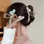 PNPIA- Kẹp Tóc Hoa Tulip Ba Đầu Lấy Kẹp Cho Người Phụ Nữ Thời Trang Đuôi Ngựa Cố Định Kẹp Tóc Đơn Giản Oversize Cá Mập Kẹp Phụ Kiện Tóc