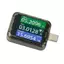 Màn hình sạc USB btsg có điện áp Hiển thị thời gian và công suất dòng điện Loại C