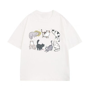 COD (Giao hàng trong 24 giờ) Áo Thun Nam Nữ Cartoon Basic Minimal Local Brand #1048