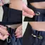 AqToCna Pin Eo Váy Điều Chỉnh Màu Vàng Thổ Cẩm Trái Tim Ngôi Sao Cố Định Quần Áo Eo Quần Thay Đổi Eo Hiện Vật Nhỏ AqToCna