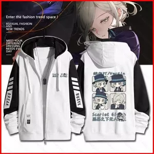 BH2 Ngược 1999 Vertin anime Dây Kéo Áo Khoác Áo Unisex Top HB2