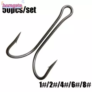 BORAGETE Fly Tying Size 1 2 4 6 8 Mồi cá đục lỗ chất lượng cao