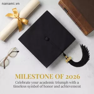 Mũ tốt nghiệp mờ có sel dành cho học sinh trung học 2026 Trang phục nghi lễ Regalia học thuật [VN]