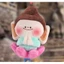 Móc khoá bông Buddha BL105 Móc Treo Balo Tiểu Phật Ngồi Đài Sen – Thú Bông Mềm Mại, Phụ Kiện Trang Trí Đáng Yêu