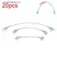 VFZ 20 Cái / lốc Dây Thép Đầu Có Dây Xích Phụ Kiện Câu Cá Xoay 15CM 20CM 30CM ÁO