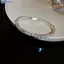 Bluelover Thời Trang Quyến Rũ Zircon Vòng Tay Quần Vợt Dây Xích Đàn Hồi Vòng Tay Pha Lê Có Thể Điều Chỉnh Dây Xích Vòng Tay Nữ Trang Sức Mới