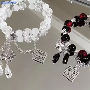 Bluelover Tian Guan Ci Fu Vòng Tay Cosplay Xie Lian Hua Cheng Heaven Chính Thức Phước Lành Bướm Mặt Dây Chuyền Đính Hạt Lắc Tay Cặp Đôi Quà Tặng Mới