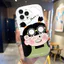 Ốp Lưng Cho OPPO Reno 15 14 13 12 11 10 Pro 8 6 15F 14F 13F 8Z 7Z 6Z A6X A3X A5i A17K A16K A16E A15S A12E Kem Sóng Cong Cạnh Họa Tiết Nụ Cười Cô Gái NYK469