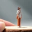 Bức tượng nữ thu nhỏ Hình thực tế với chi tiết vẽ tay Các bức tượng nhỏ gọn Người thu nhỏ Các bức tượng nhỏ gọn Chính xác