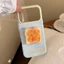 Ốp điện thoại giá đỡ bánh mì trái cây đầy màu sắc cho iPhone 17 Pro Max 16 15 14 13 Vỏ bảo vệ chống sốc
