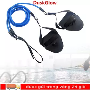 DUSKGLOW Dây kháng lực Căng thẳng Dây tập sức mạnh cánh tay Ròng rọc treo tường Tay kéo dây đeo đất Huấn luyện bơi lội