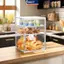 MAKY Chống Bụi Acrylic Display Case Store Món Tráng Miệng Bánh Thực Phẩm Bánh Ngọt Bánh Mì Hiển Thị Ra Mù Hộp Bảo Quản VN