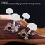 Guansfs Bnineteenteam Đàn Ukulele Chỉnh Chốt 2L2R Bạc Máy Cổ Điển Đầu Tự Làm Các Bộ Phận Chơi Phụ Kiện