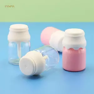 PNPIA- 8ML Bình Sữa Dễ Thương Son Bóng Ống Trong Suốt Màu Hồng Trống Chai Môi Men Mẫu Hộp Đựng Trang Điểm Chất Liệu Paaging Chai Du Lịch