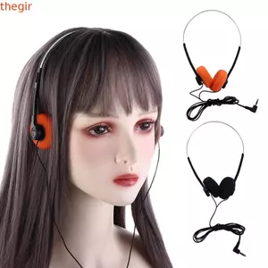 Tai nghe cảm giác cổ điển THEGIRL8B, Tai nghe nhét tai cổ điển, Đạo cụ chụp ảnh có dây thời trang 3,5mm 80 thập niên 90