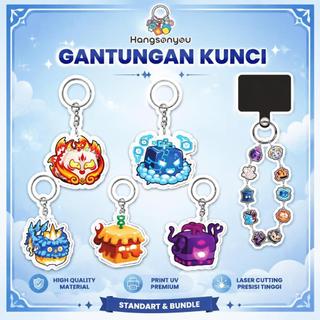 Gantungan Kunci ROMBLOX Blox Fruits Akrilik 4-6cm Full Color - Akrylic Keychain - Ganci