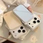 Ốp Điện Thoại Kính Polka Dot House Cho iPhone 17 Pro Max 16 15 14 Vỏ Bảo Vệ Chống Sốc